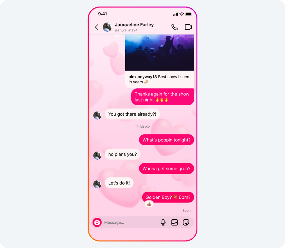 Instagram - Personalize Chats